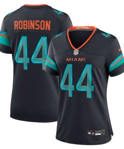 Chop Robinson Miami Dolphins Nike Women's 2025 Rivalries Collection Game Jersey - Pitch Blue