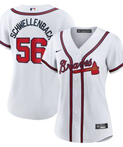Spencer Schwellenbach Atlanta Braves Nike Women's Home Replica Jersey - White