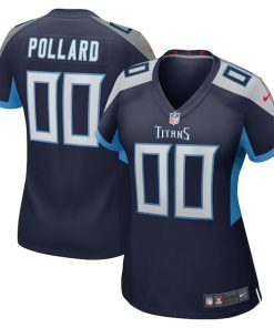 Tony Pollard Tennessee Titans Nike Women's Game Player Jersey - Navy