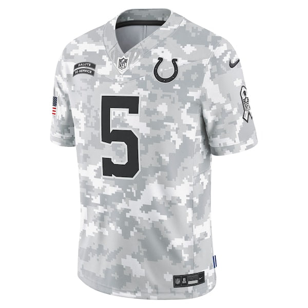 Anthony Richardson Indianapolis Colts Nike 2024 Salute to Service Limited Jersey - Arctic Camo - Image 2