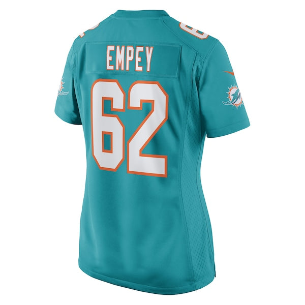 James Empey Miami Dolphins Nike Women's Game Player Jersey - Aqua - Image 3