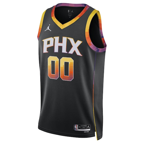 Phoenix Suns Jordan Brand Unisex 2022/23 Swingman Custom Jersey - Statement Edition - Black - Image 2