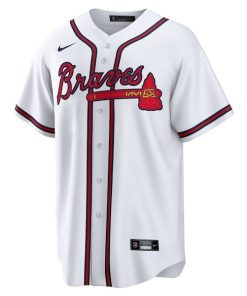 Alternative view of Max Fried Atlanta Braves Nike Home Replica Player Jersey - White