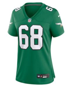 Alternative view of Jordan Mailata Philadelphia Eagles Nike Women's Alternate Game Jersey - Kelly Green