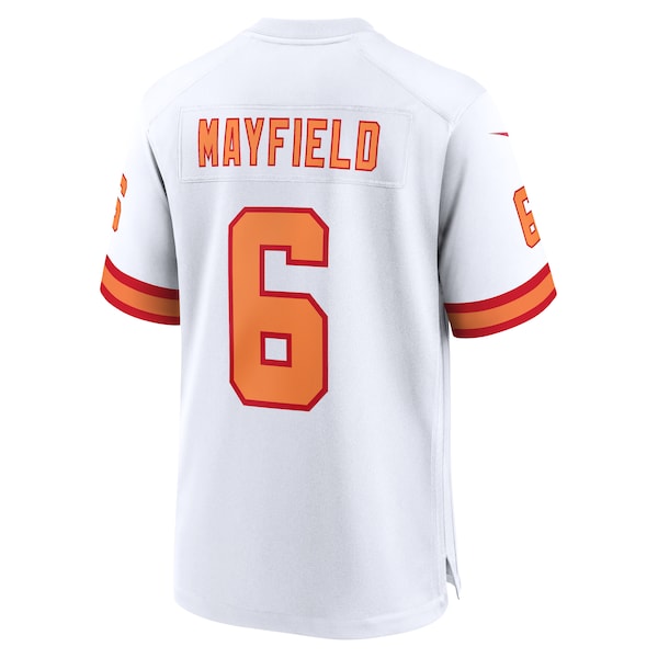 Baker Mayfield '76 Tampa Bay Buccaneers Nike Player Game Jersey - White/Red/Orange - Image 4