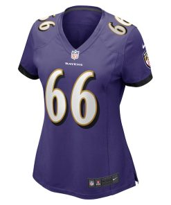 Alternative view of Ben Cleveland Baltimore Ravens Nike Women's Game Jersey - Purple