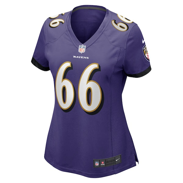 Ben Cleveland Baltimore Ravens Nike Women's Game Jersey - Purple - Image 2