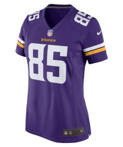 Alternative view of Robert Tonyan Minnesota Vikings Nike Women's Team Game Jersey -  Purple
