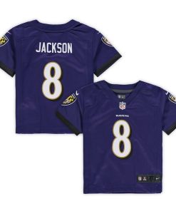 Lamar Jackson Baltimore Ravens Nike Toddler Game Jersey - Purple