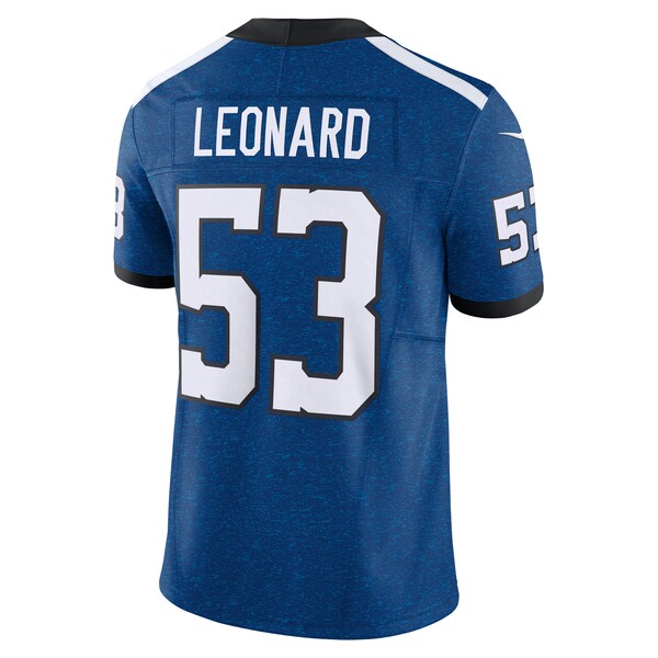 Shaquille Leonard Indianapolis Colts Nike Vapor F.U.S.E. Limited Jersey - Blue/Royal/White - Image 4