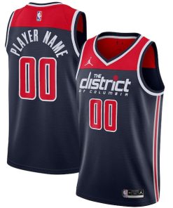 Washington Wizards Jordan Brand Swingman Custom Jersey - Statement Edition - Navy