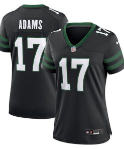 Alternative view of Davante Adams New York Jets Nike Women's Alternate Game Jersey - Legacy Black/White/Green