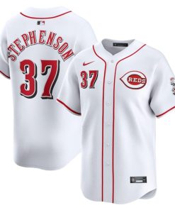 Tyler Stephenson Cincinnati Reds Nike Home Limited Player Jersey - White