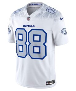 Alternative view of Dawson Knox Buffalo Bills Nike 2025 Rivalries Collection Limited Jersey - White