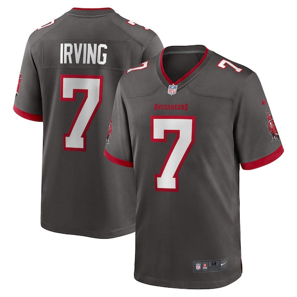 Bucky Irving Tampa Bay Buccaneers Nike Alternate Game Jersey - Pewter
