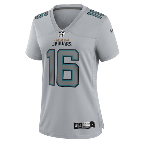 Trevor Lawrence Jacksonville Jaguars Nike Women's Atmosphere Fashion Game Jersey - Gray - Image 2