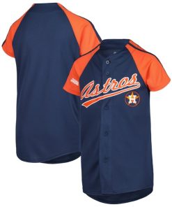 Houston Astros Stitches Youth Team Jersey - Navy/Orange