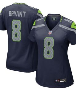 Coby Bryant Seattle Seahawks Nike Women's Team Game Jersey -  College Navy/Neon Green