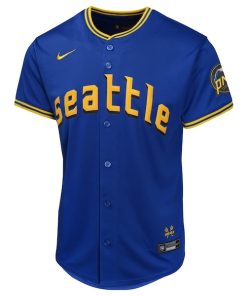 Alternative view of Ken Griffey Jr. Seattle Mariners Nike Youth City Connect Limited Player Jersey - Navy