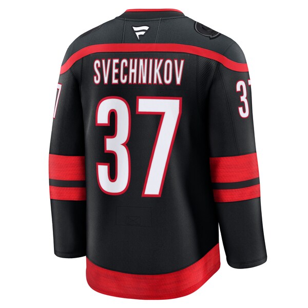 Andrei Svechnikov Carolina Hurricanes Home Premium Jersey - Black/White - Image 4