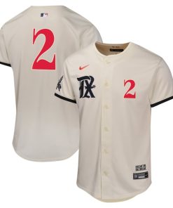Marcus Semien Texas Rangers Nike Youth City Connect Limited Player Jersey - Natural