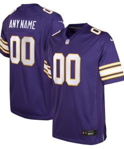 Minnesota Vikings Nike Youth Classic Custom Game Jersey - Purple