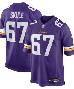 Alternative view of Justin Skule Minnesota Vikings Nike Team Game Jersey -  Purple