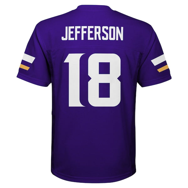 Justin Jefferson Minnesota Vikings Preschool Replica Player Jersey - Purple - Image 3