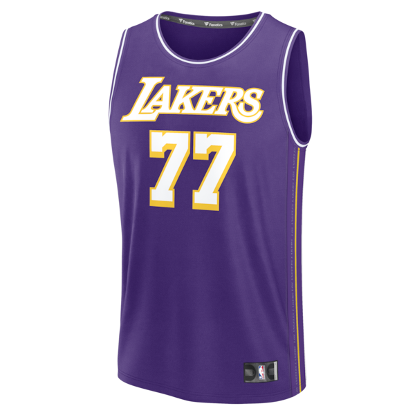 Luka Don?i? Los Angeles Lakers Fast Break Jersey - Statement Edition - Purple - Image 2
