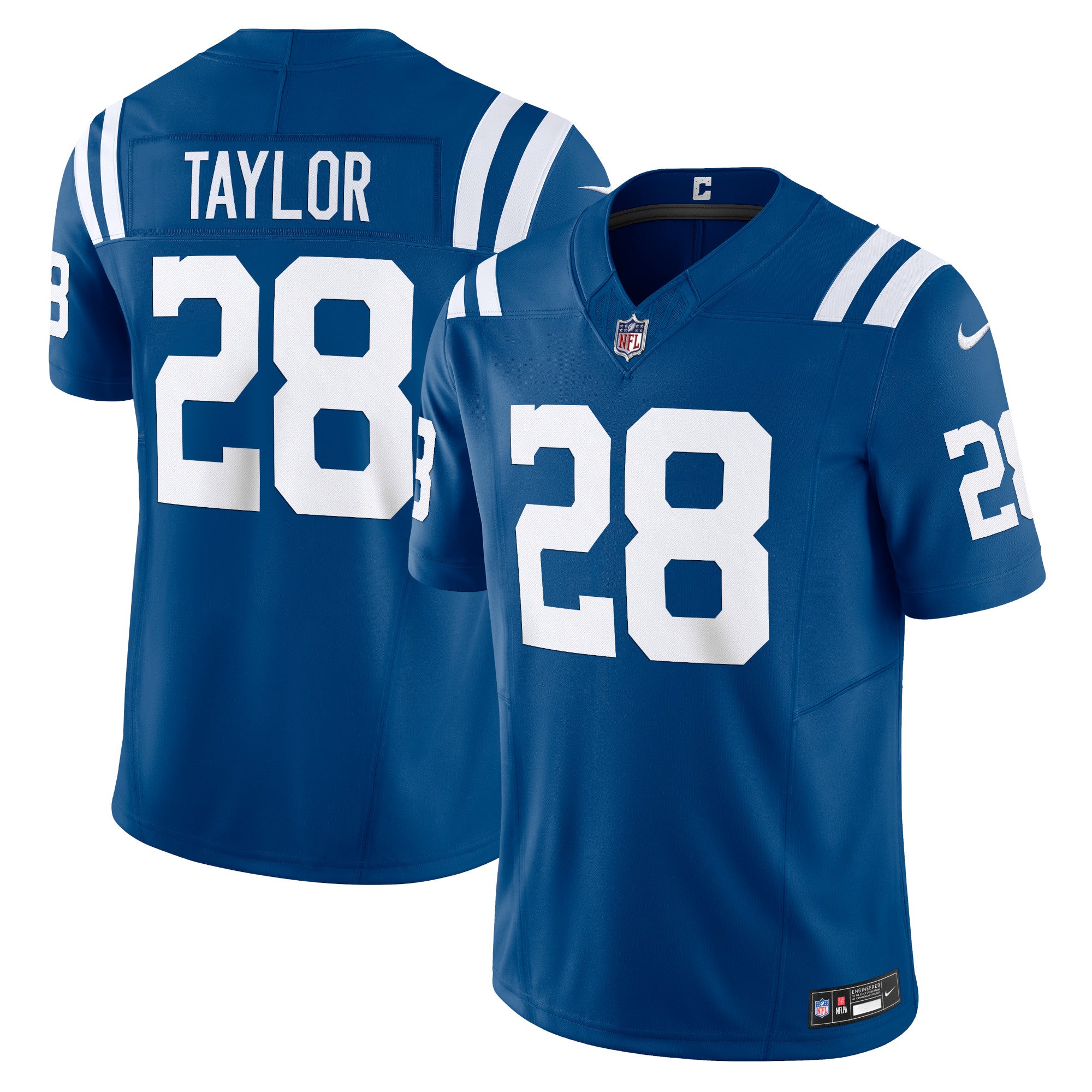 Jonathan Taylor Indianapolis Colts Nike Vapor F.U.S.E. Limited Jersey - Blue/Royal/White - Image 7