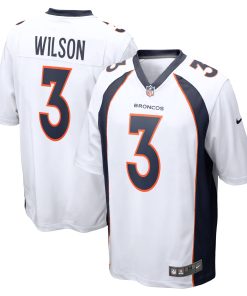 Alternative view of Russell Wilson Denver Broncos Nike Youth Game Jersey - Navy/Orange/White