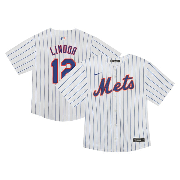 Francisco Lindor New York Mets Nike Toddler Game Jersey - White