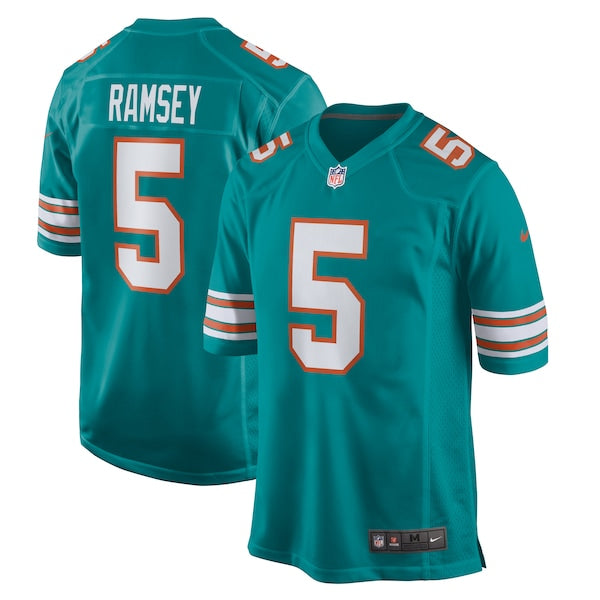 Jalen Ramsey Miami Dolphins Nike Alternate Game Jersey - Aqua/White - Image 2