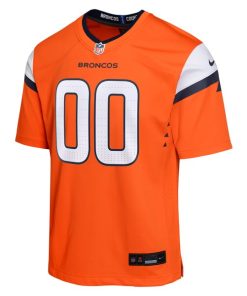 Alternative view of Denver Broncos Nike Youth Custom Game Jersey - Orange