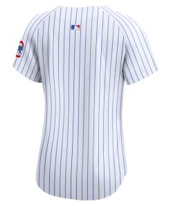 Alternative view of Chicago Cubs Nike Women's Home Limited Jersey - White