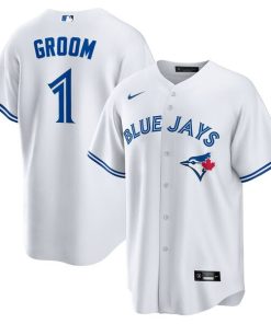Toronto Blue Jays Nike #1 Groom Home Replica Jersey - White