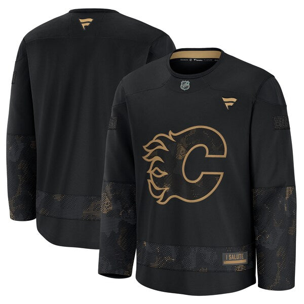 Calgary Flames 2024 Military Appreciation Practice Jersey - Black