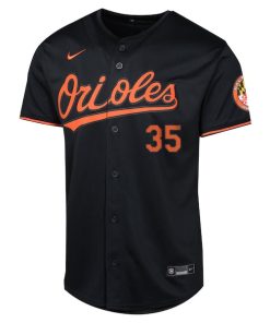 Alternative view of Adley Rutschman Baltimore Orioles Nike Youth Alternate Limited Player Jersey - Black