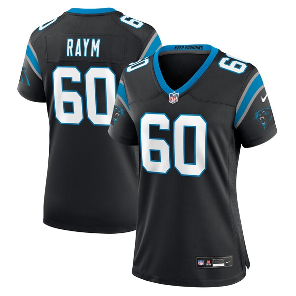Andrew Raym Carolina Panthers Nike Women's Game Jersey - Black - Image 2