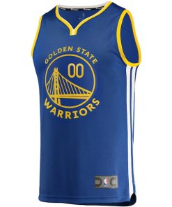 Alternative view of Jonathan Kuminga Golden State Warriors  2021 NBA Draft First Round Pick Fast Break Replica Jersey Royal - Icon Edition