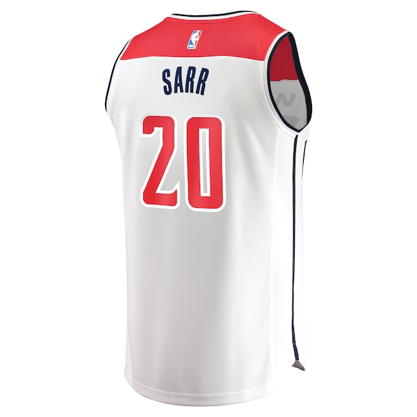 Alexandre Sarr Washington Wizards Youth Fast Break Replica Player Jersey - Association Edition - White - Image 3
