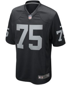 Alternative view of Howie Long Las Vegas Raiders Nike Game Retired Player Jersey - Black