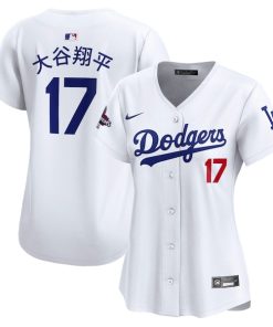 Shohei Ohtani Los Angeles Dodgers Nike Women's 2024 World Series Champions Japanese Characters Limited Player Jersey - White