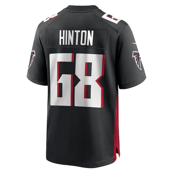 Kyle Hinton Atlanta Falcons Nike Team Game Jersey - Black - Image 3