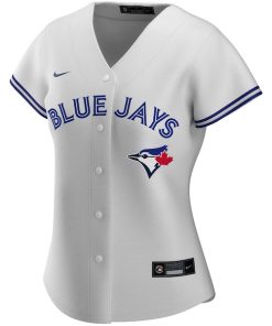 Alternative view of Toronto Blue Jays Nike Women's Home Replica Custom Jersey - White