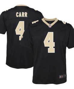 Derek Carr New Orleans Saints Nike Youth Game Jersey - Black