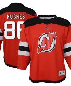 Jack Hughes New Jersey Devils Preschool Home Replica Player Jersey - Red