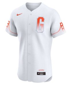 Alternative view of San Francisco Giants Nike City Connect Elite Jersey - White