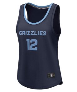 Alternative view of Ja Morant Memphis Grizzlies  Women's Fast Break Player Jersey - Icon Edition - Navy