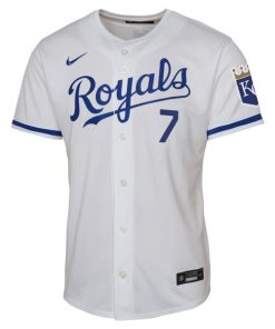 Alternative view of Bobby Witt Jr. Kansas City Royals Nike Youth Home Limited Player Jersey - White
